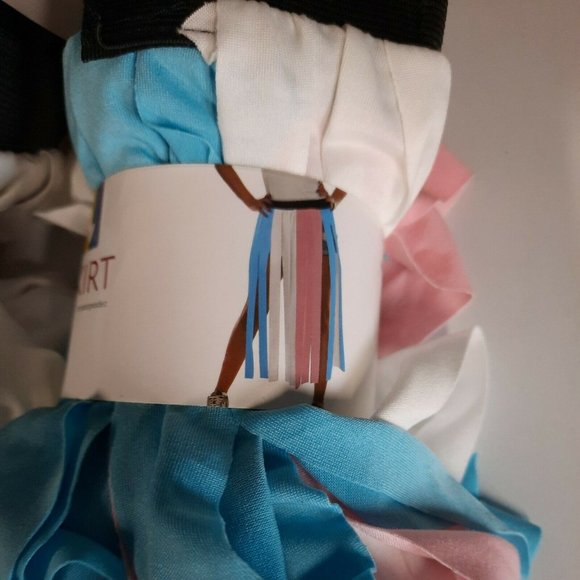 Adult Pride Transgender Flag Skirt One Size NWT Lot of 2 Blue White Pink